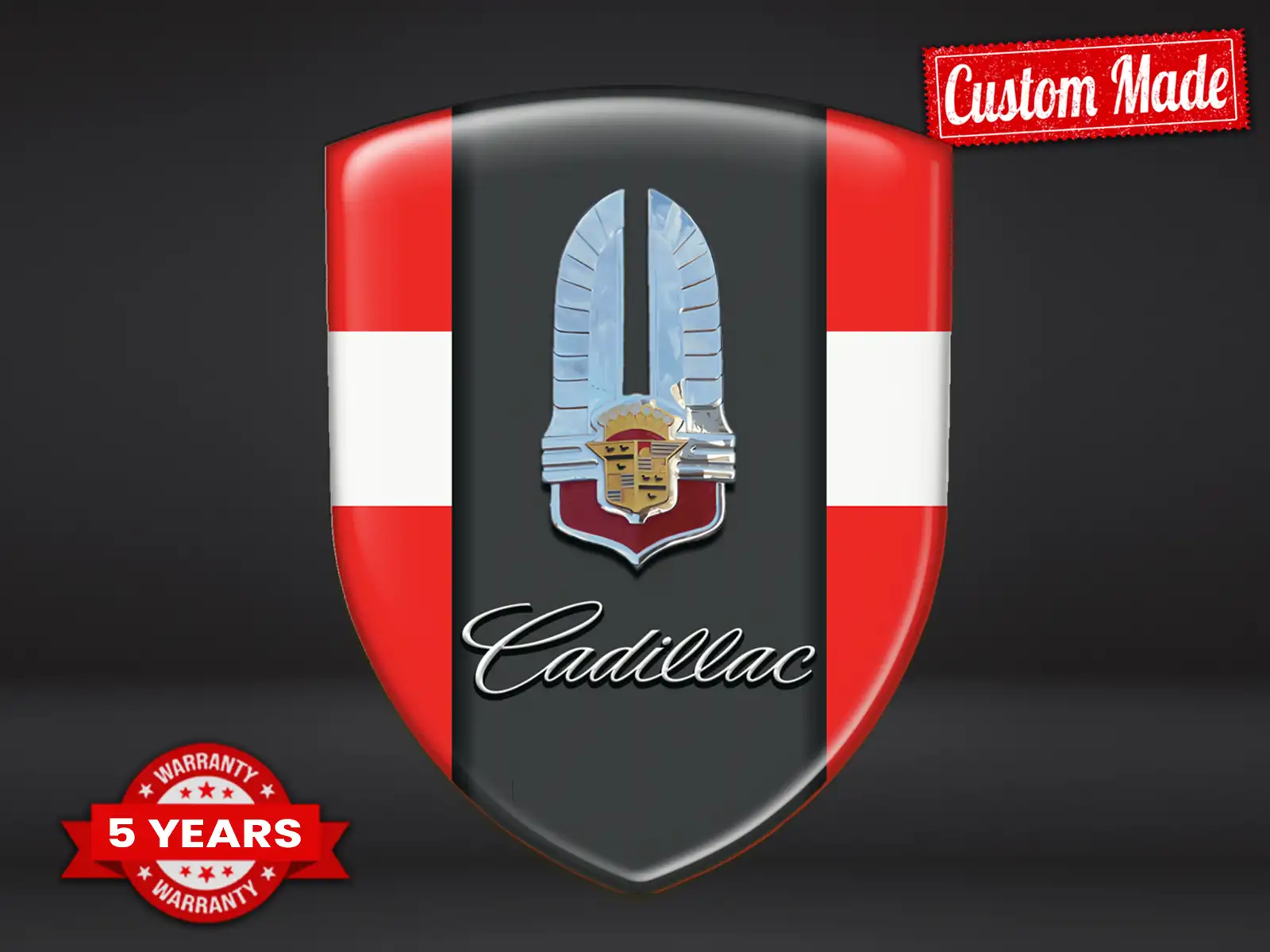 Cadillac Domes Sticker Racing Limited Sport Logo